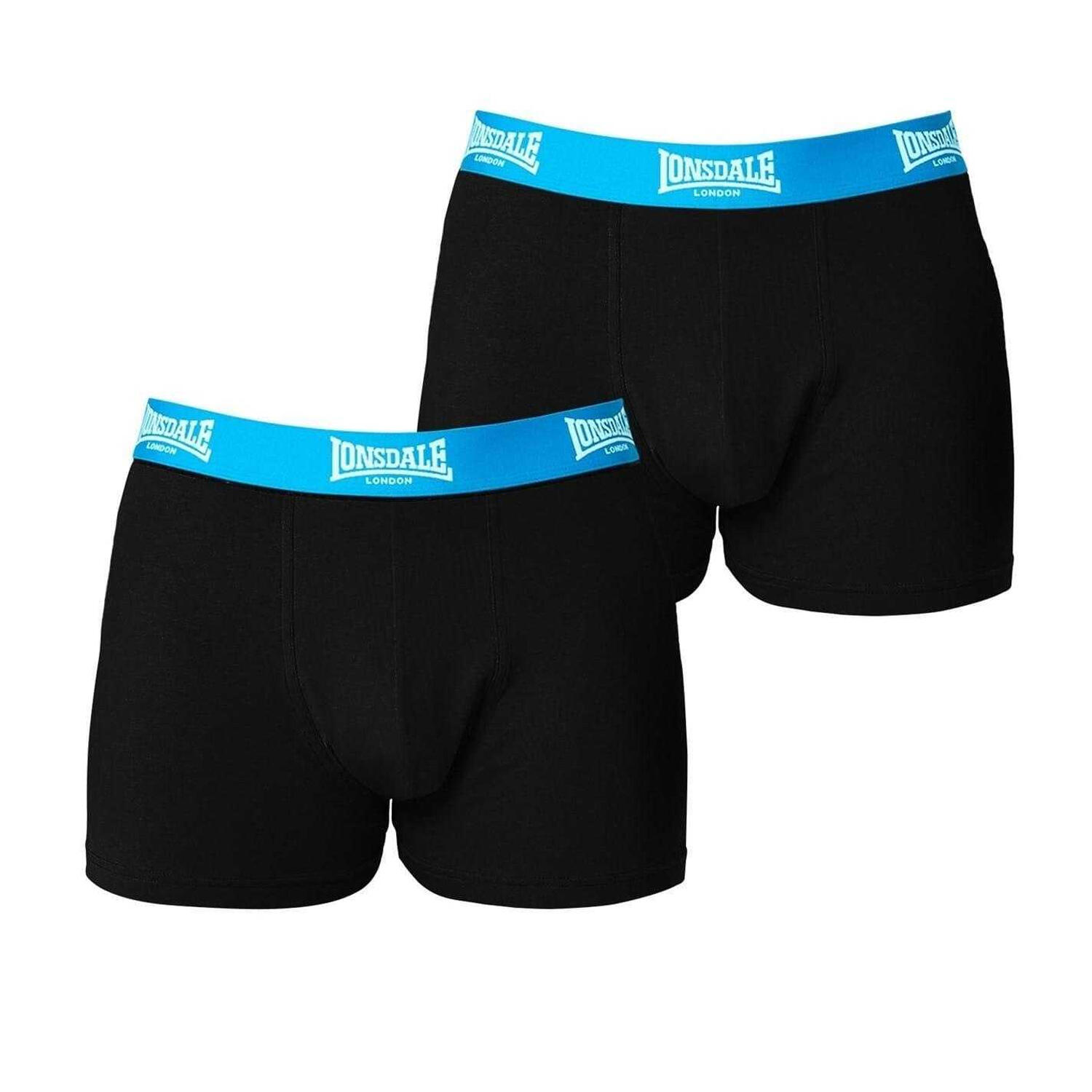 Lonsdale Mens Boxer Shorts (Pack of 2)