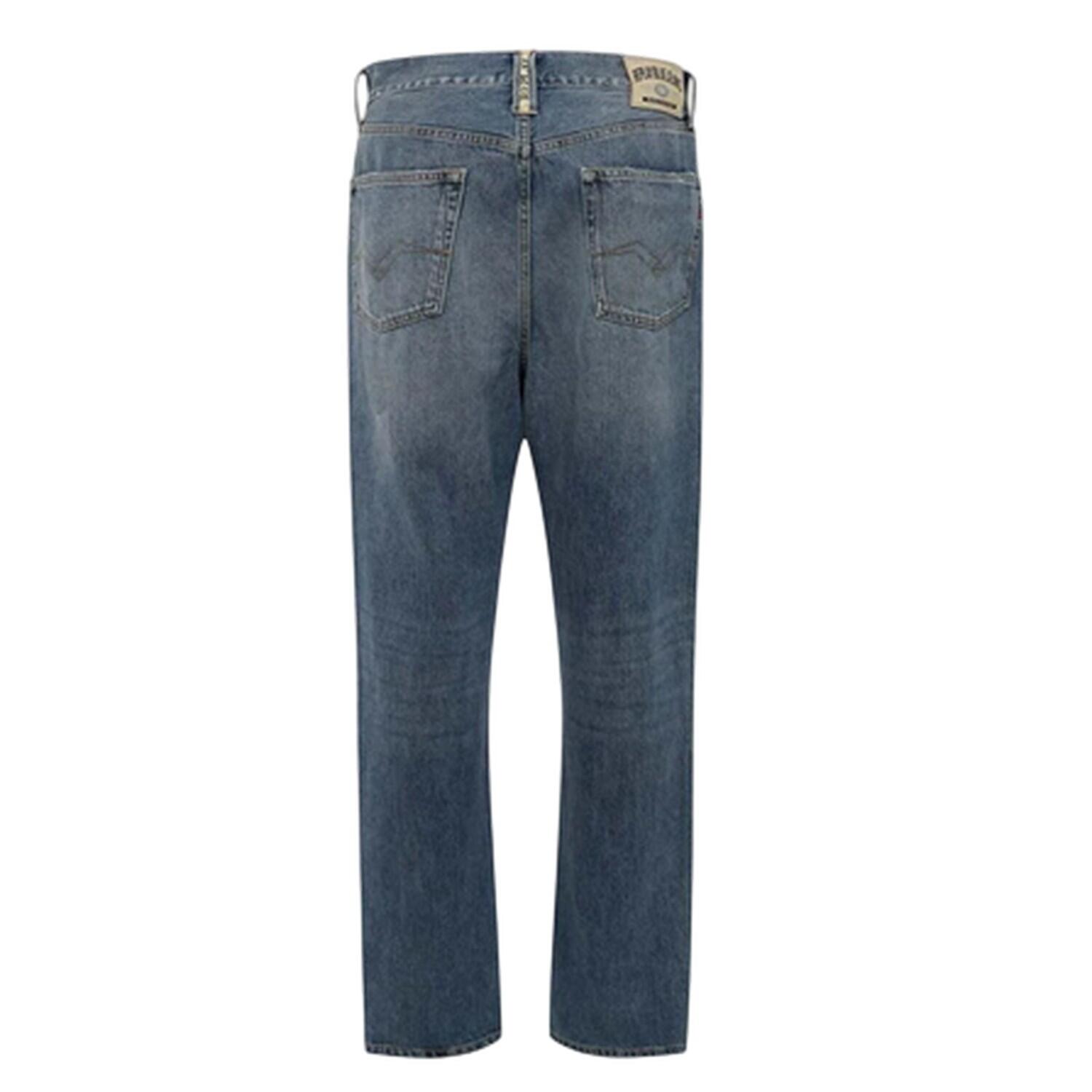 Replay Mens Cotton Straight Jeans