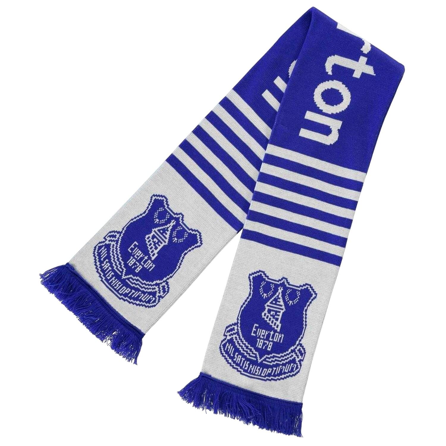 Everton FC Striped Tassel Football Scarf
