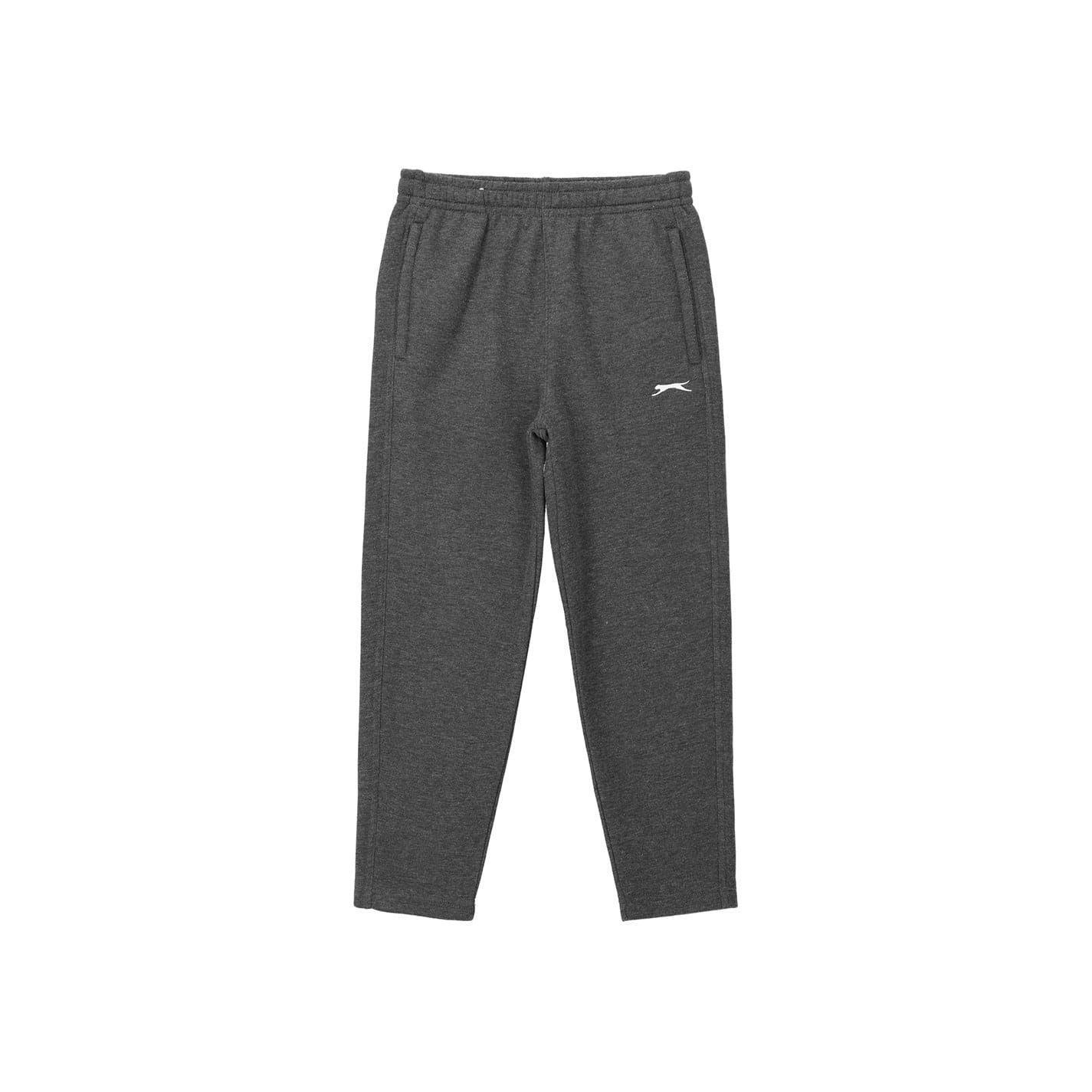 Slazenger Boys Fleece Open Hem Jogging Bottoms