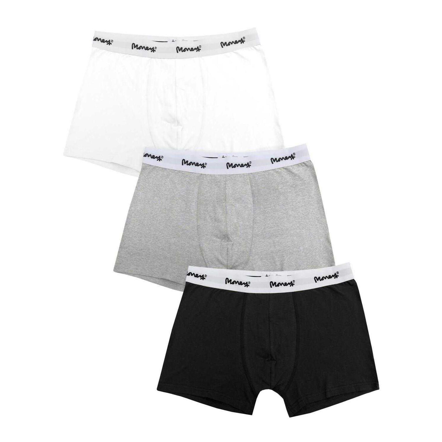 Money Mens Cotton Blend Underwear (Pack of 3)