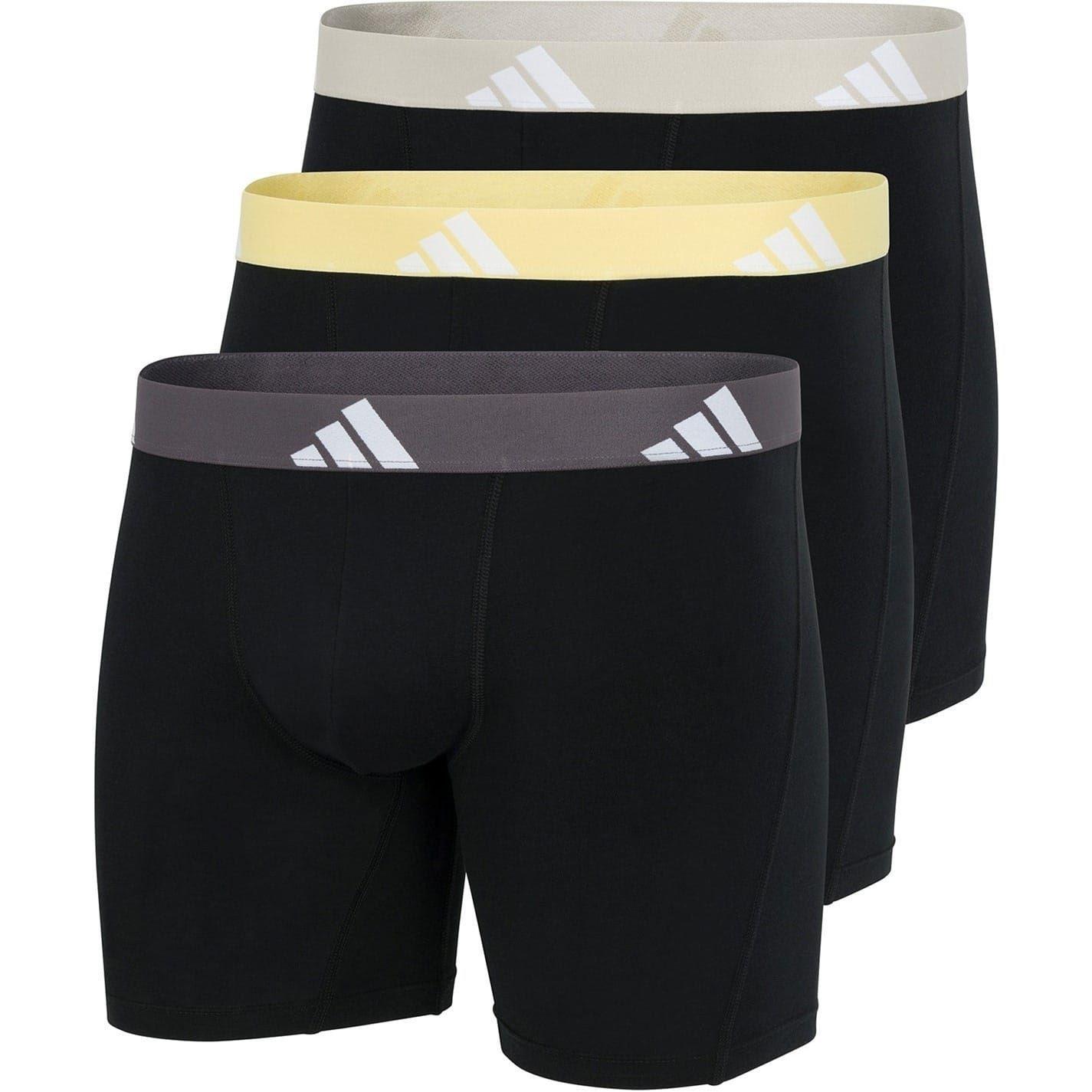 Adidas Mens Active Flex Boxer Shorts (Pack of 3)
