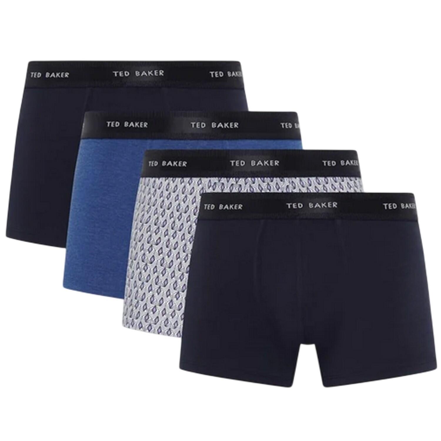 Ted Baker Mens Plain Boxer Shorts (Pack of 4)