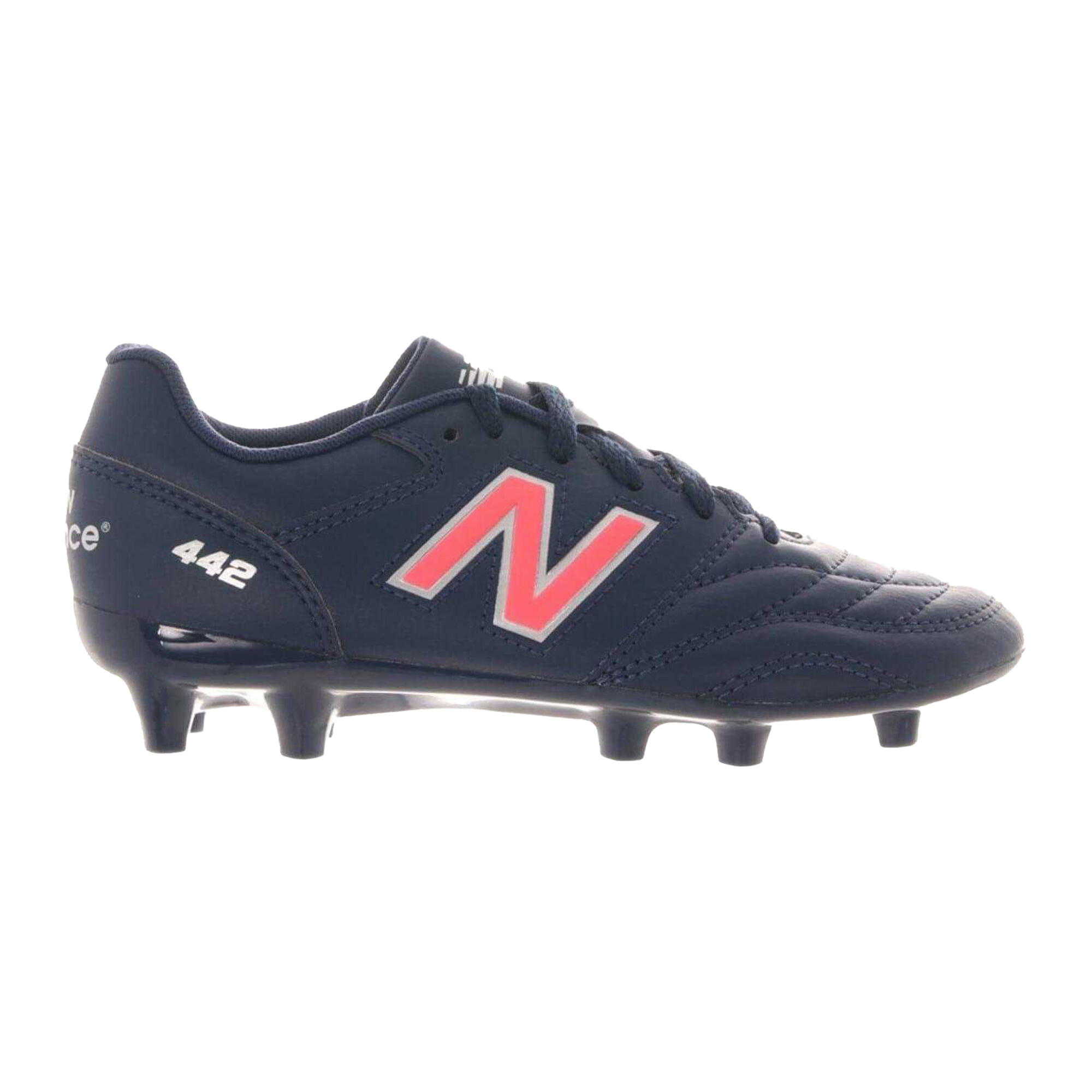 New Balance Childrens/Kids 442 V2 Academy Leather Firm Ground Football Boots
