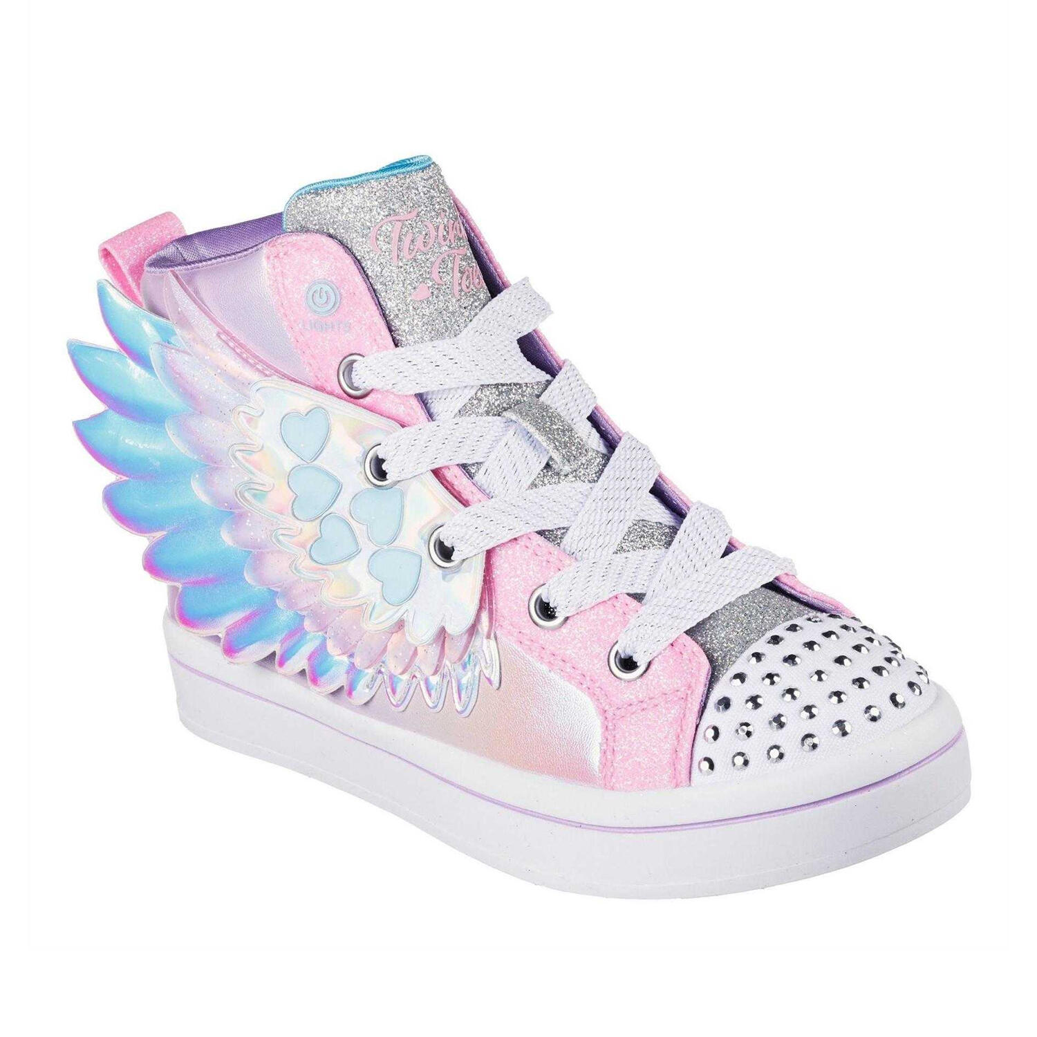 Skechers Girls TwiLites2.0 High Top Trainers