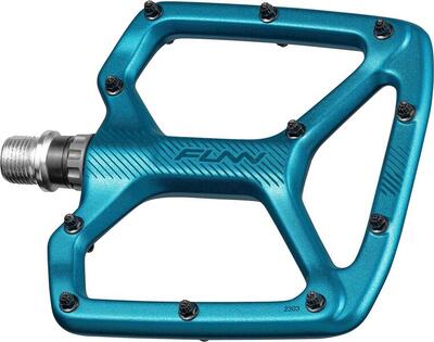 Paar funn python blue flat pedalen