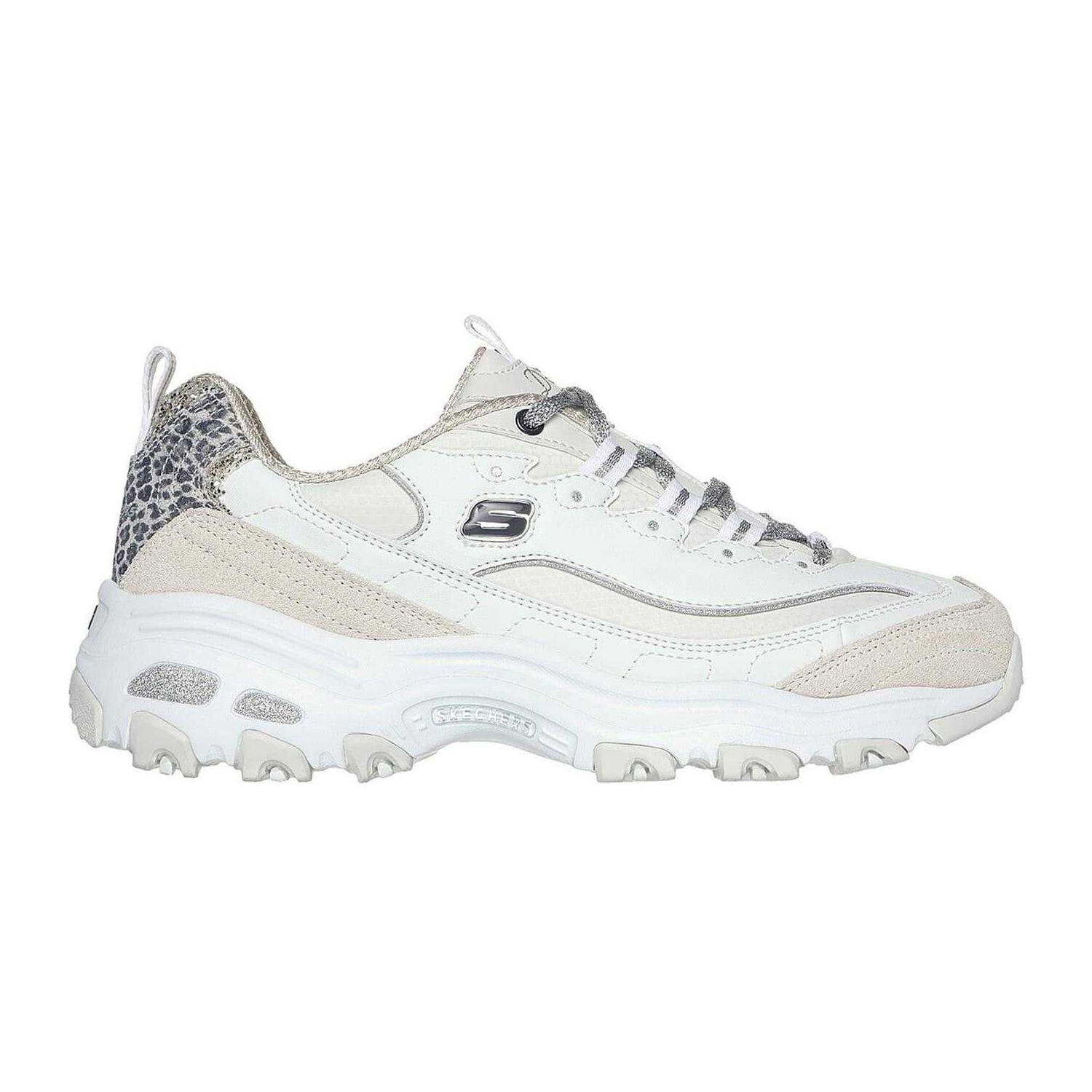 Skechers Womens/Ladies Dlite Chic Leather Chunky Sole Trainers