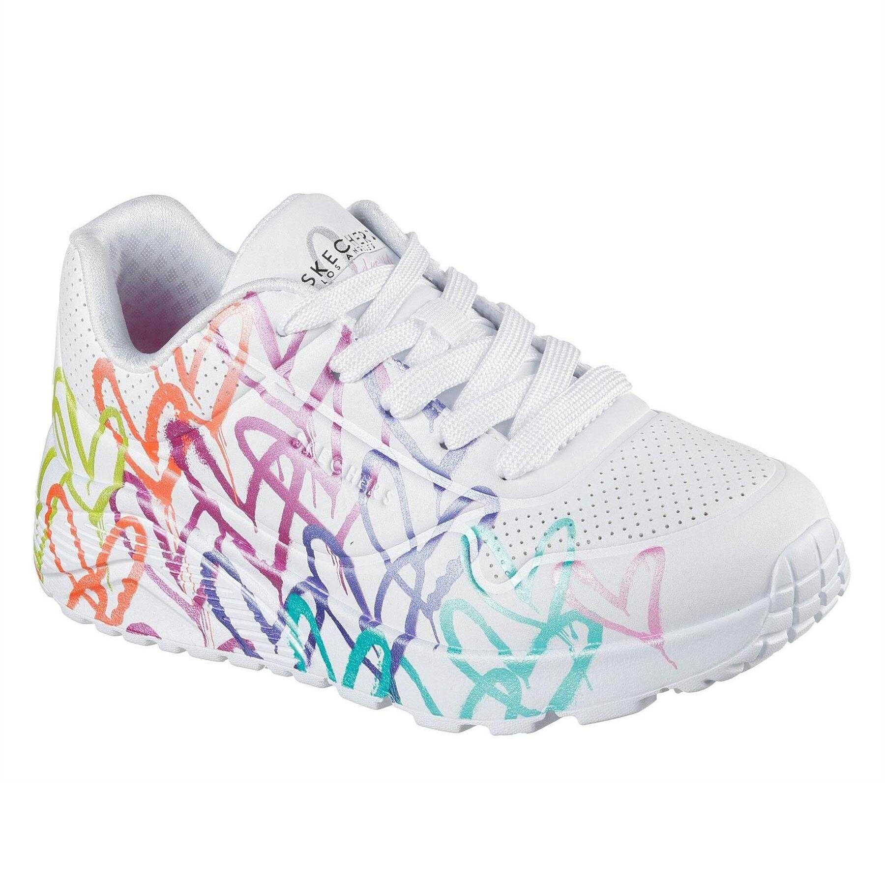Skechers Childrens/Kids Uno Lite Heart Trainers