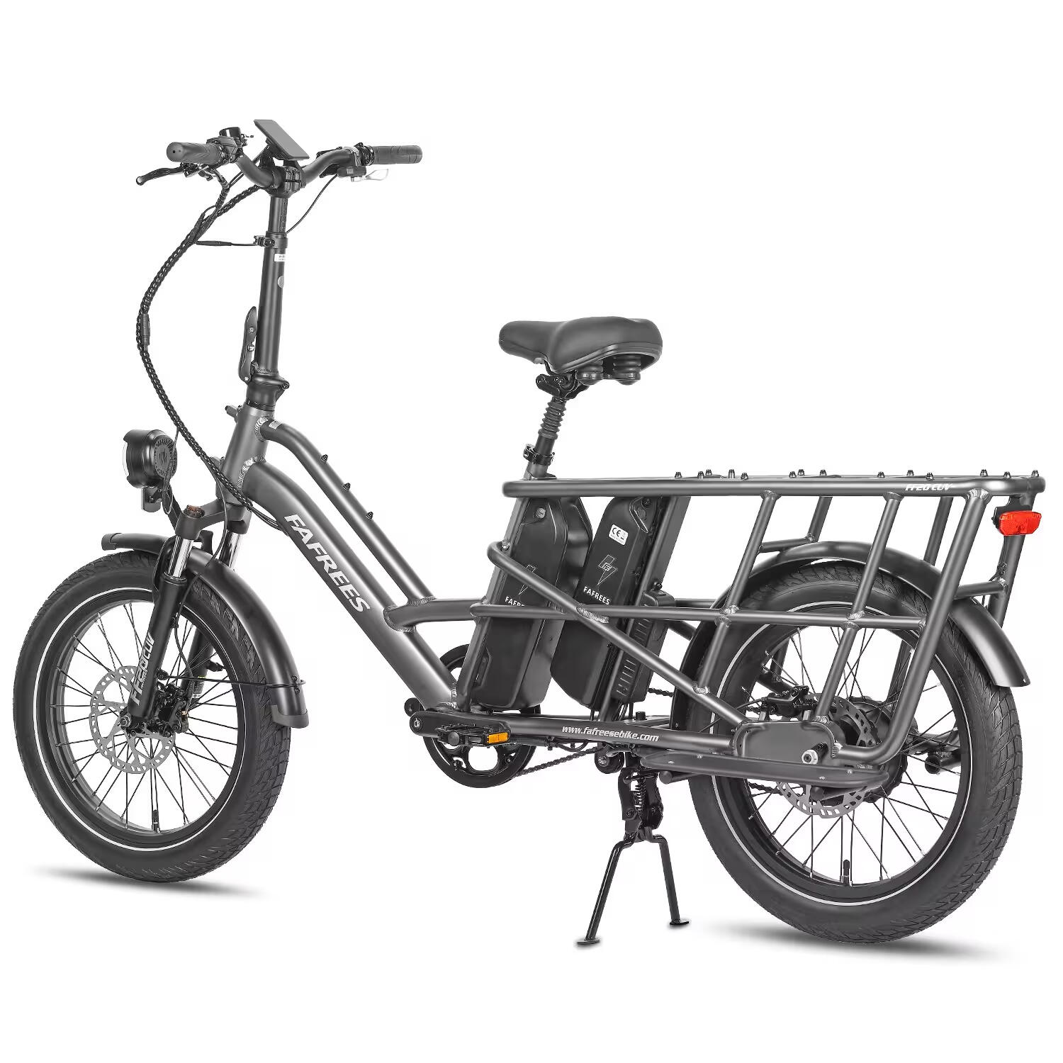Cargo E Bike FF20 CUV Baterie 2x12Ah 140km Fat Opony Fotelik Dziecko 200kg 3/7