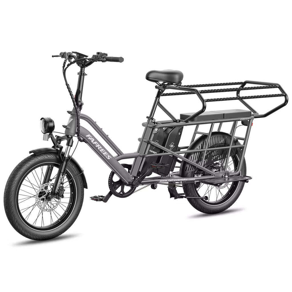Cargo EBike FF20 CUV Dual 12Ah Battery 140km Range Fat Tires Child Seat 200kg