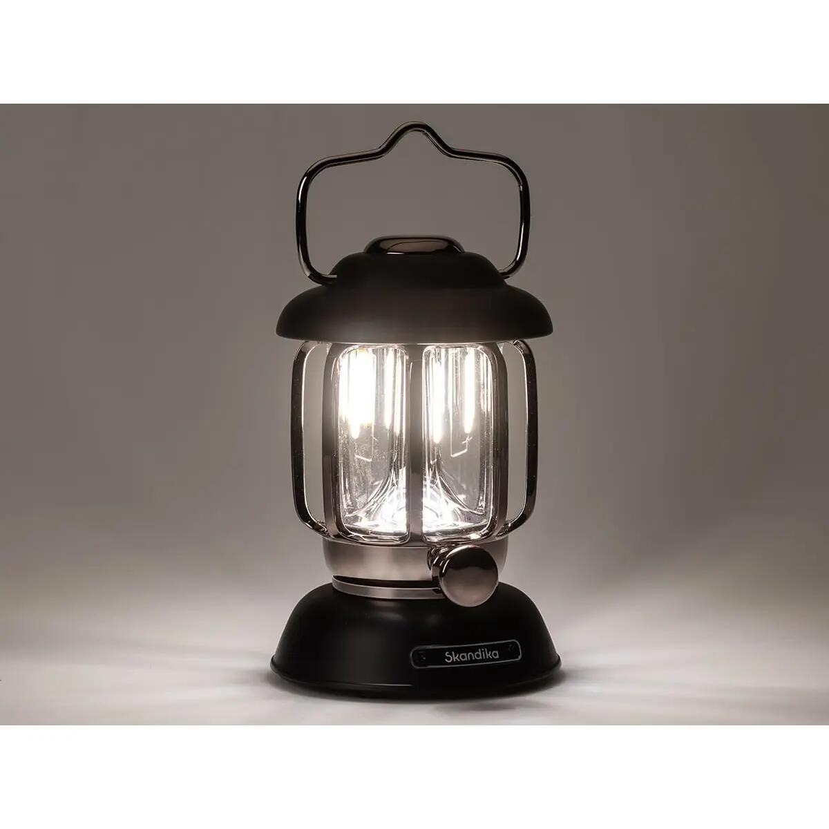 LED kempinglámpa retró stílusban - Forsol - újratölthető - fokozatmentes 7/7