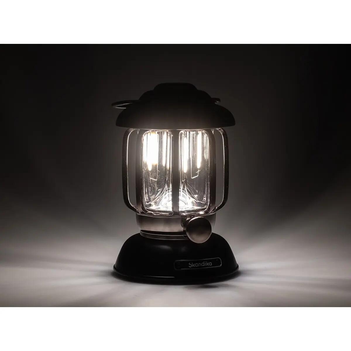 LED kempinglámpa retró stílusban - Forsol - újratölthető - fokozatmentes 4/7