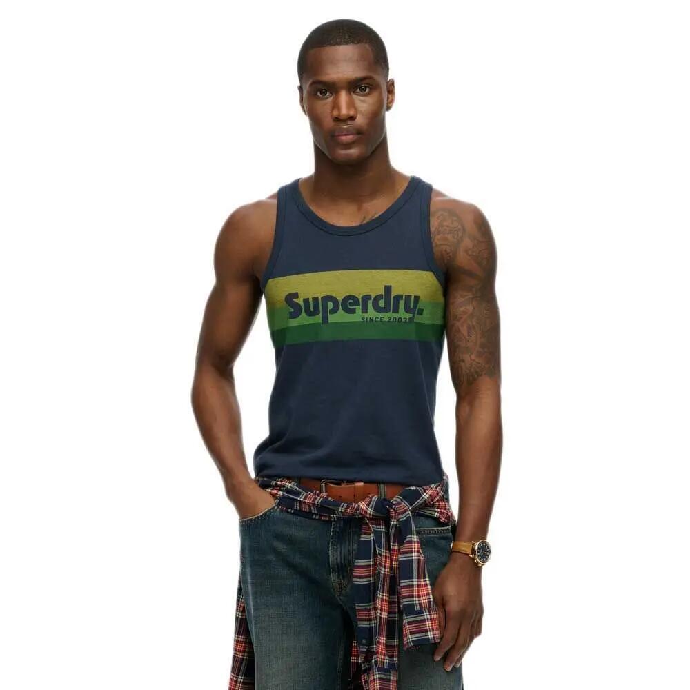 Débardeur à logo rayé Superdry Cali 2/5