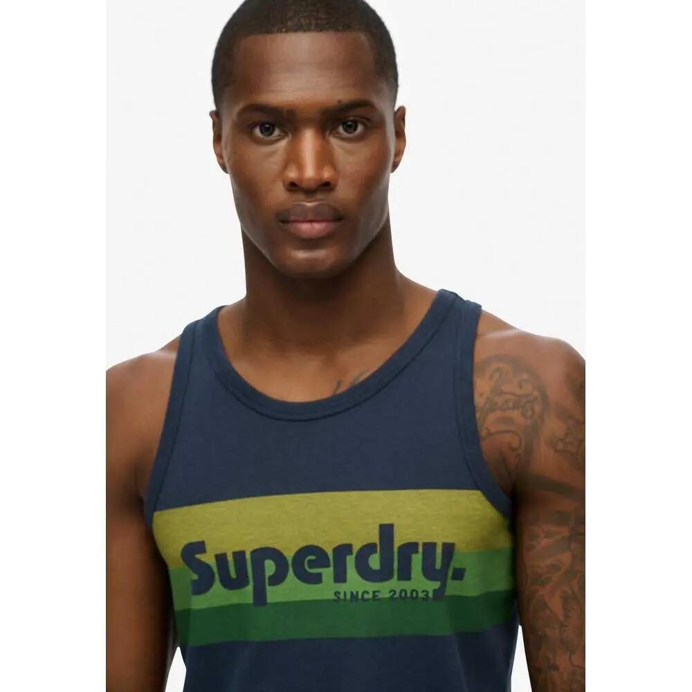 Débardeur à logo rayé Superdry Cali 4/5