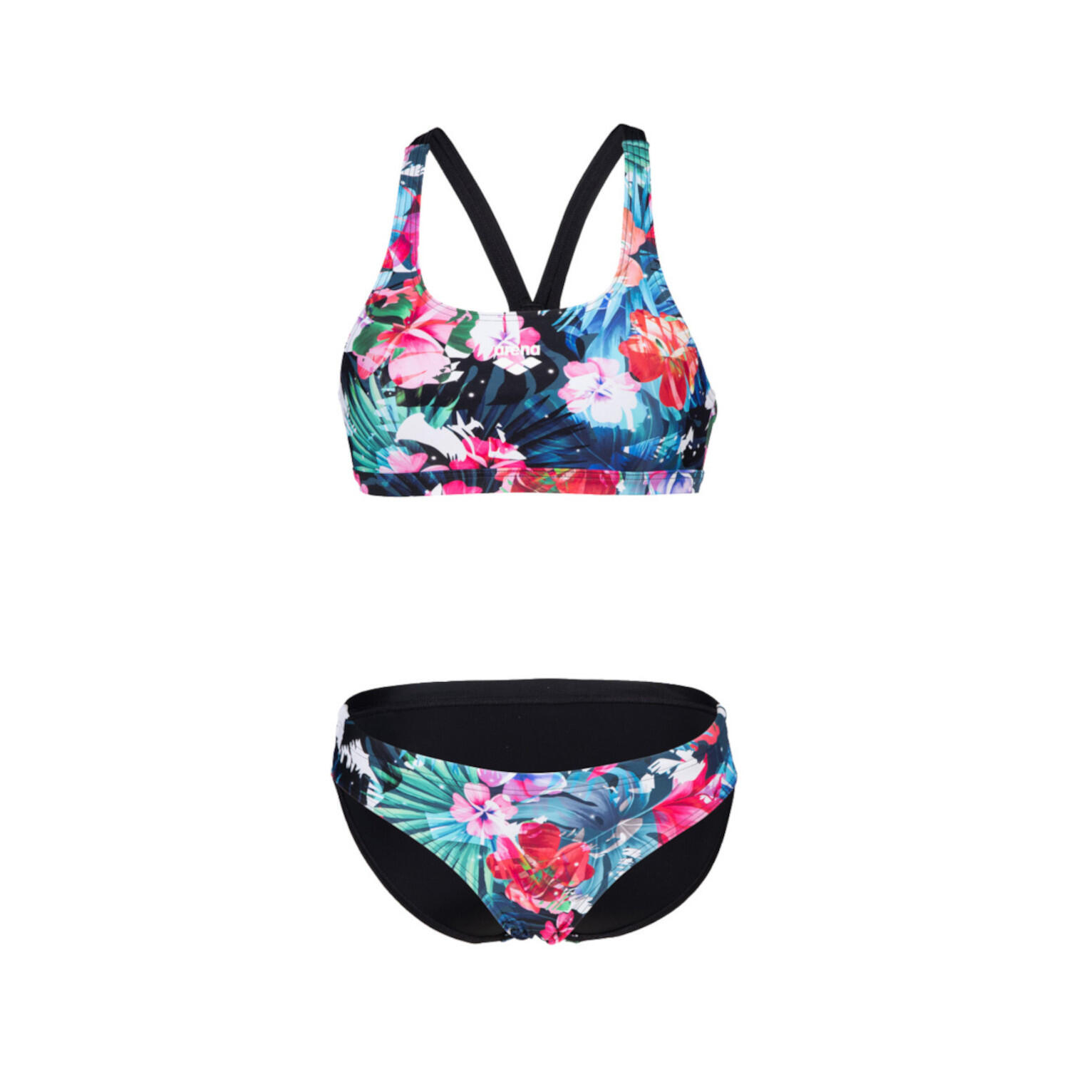 Arena Damen Bikini Flower Swim Pro Back 006388 2/4