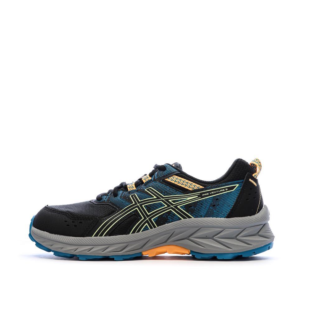 Scarpe da Corsa Asics Pre Venture 9 Nero/Grigio per Ragazzo 1/7