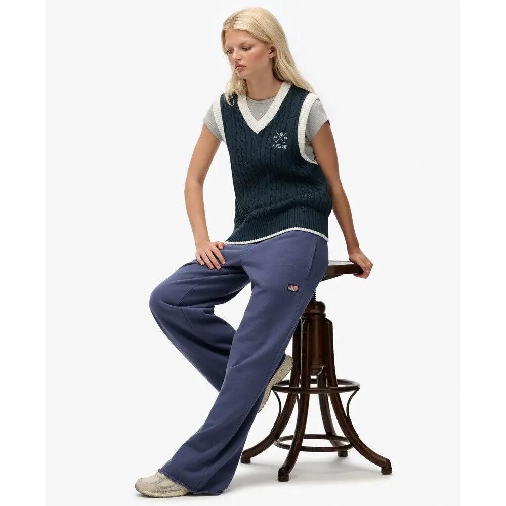 Gerade geschnittene Jogginghose für Frauen Superdry Athletic Essentials 3/6