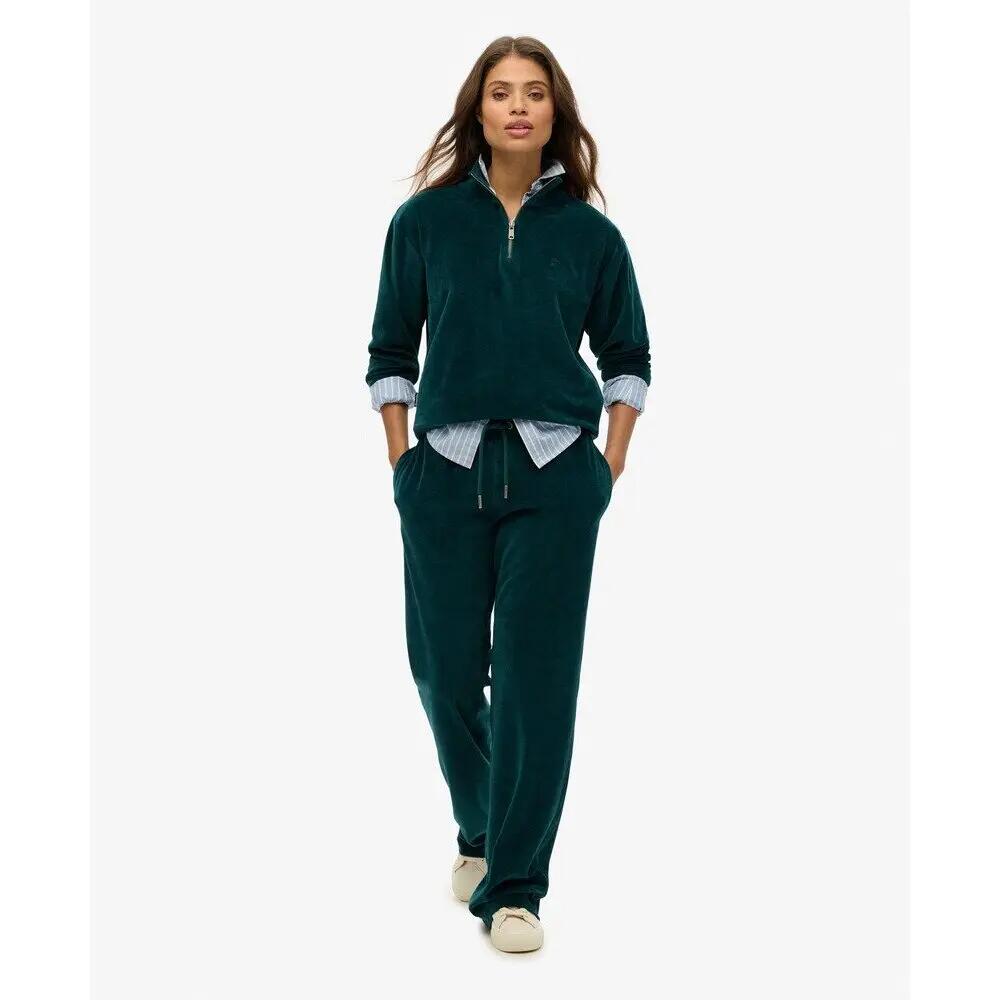 Dames oversized velours joggingbroek Superdry 3/7