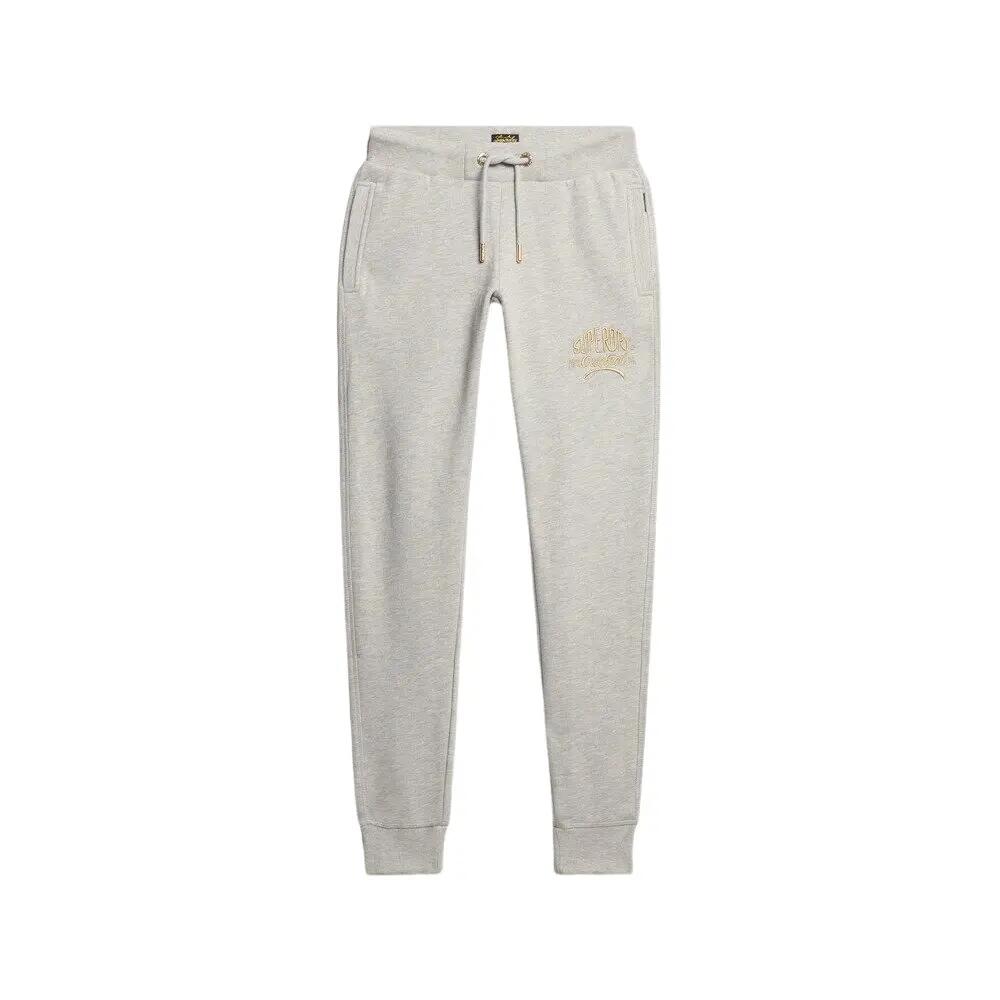 Slim Women's Jogging Trousers Superdry Luxe Metallic Logo