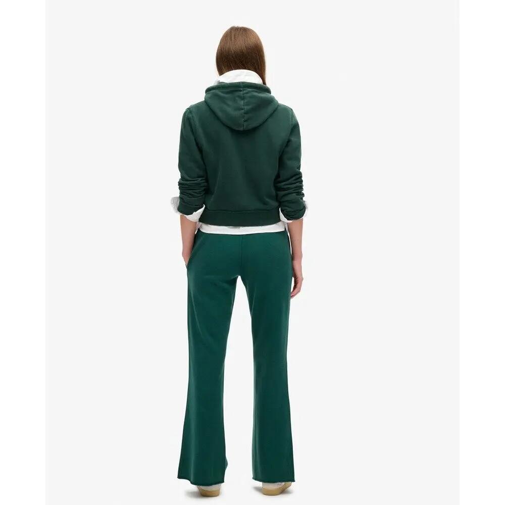 Vrouwelijke low-rise flared joggingbroek Superdry Athletic Essentials 4/5