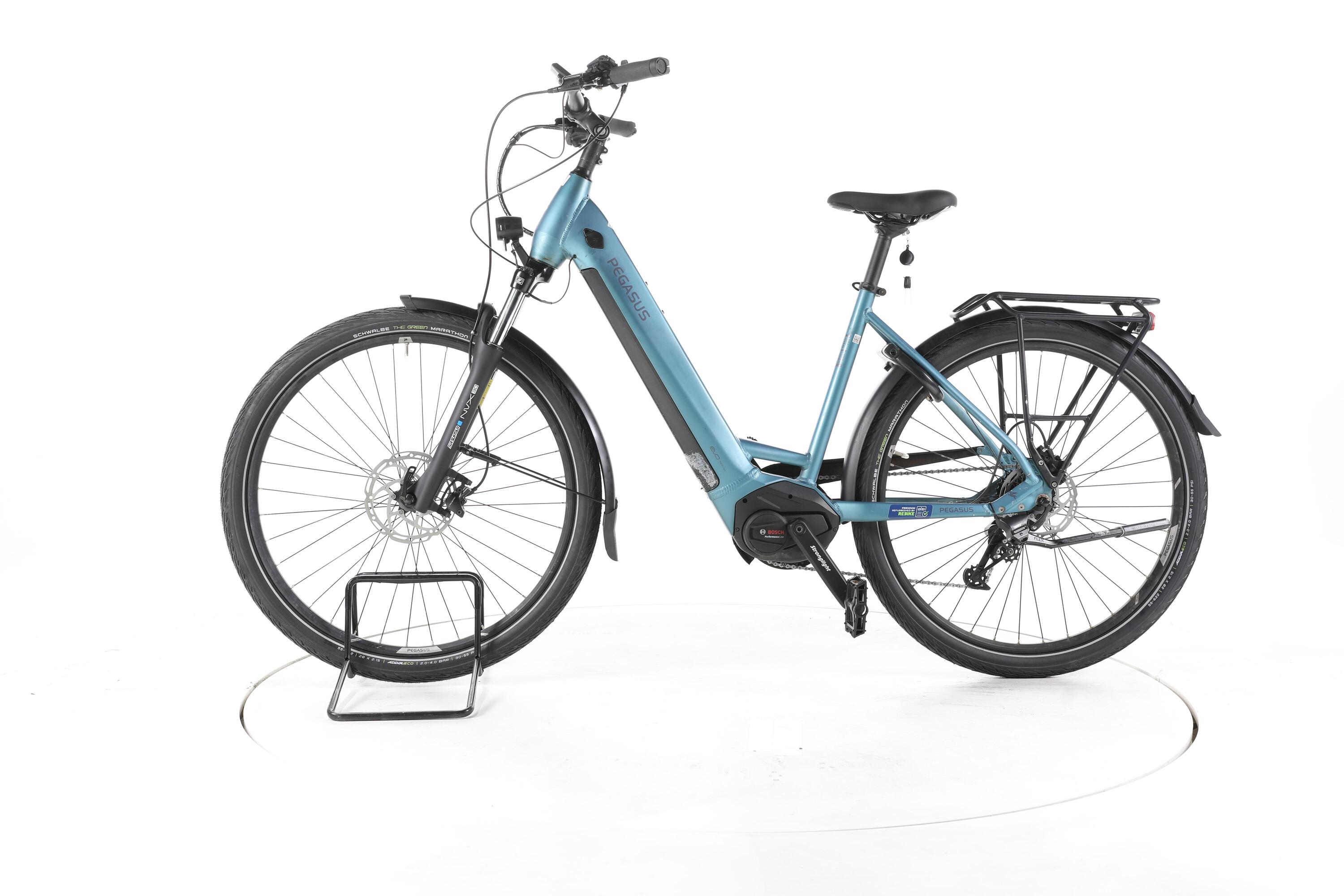 Reconditionné - Pegasus Premio EVO Trekking E-Bike Entrée basse - Très Bon État 6/7