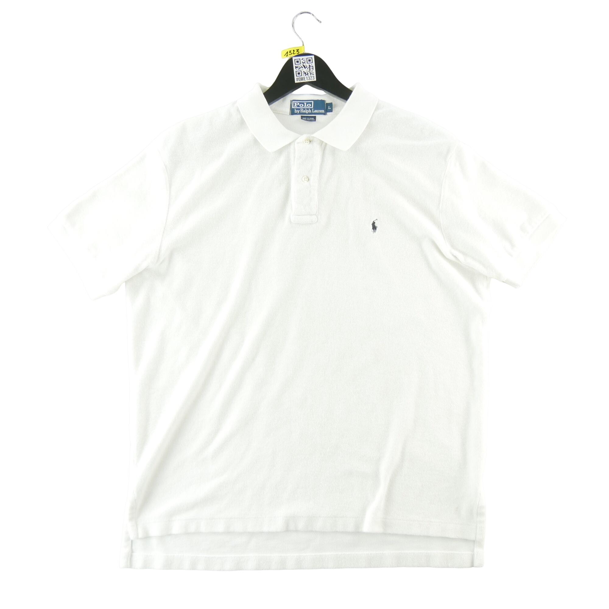 Seconde vie - Polo manches courtes Homme  Blanc - Bon état 3/7