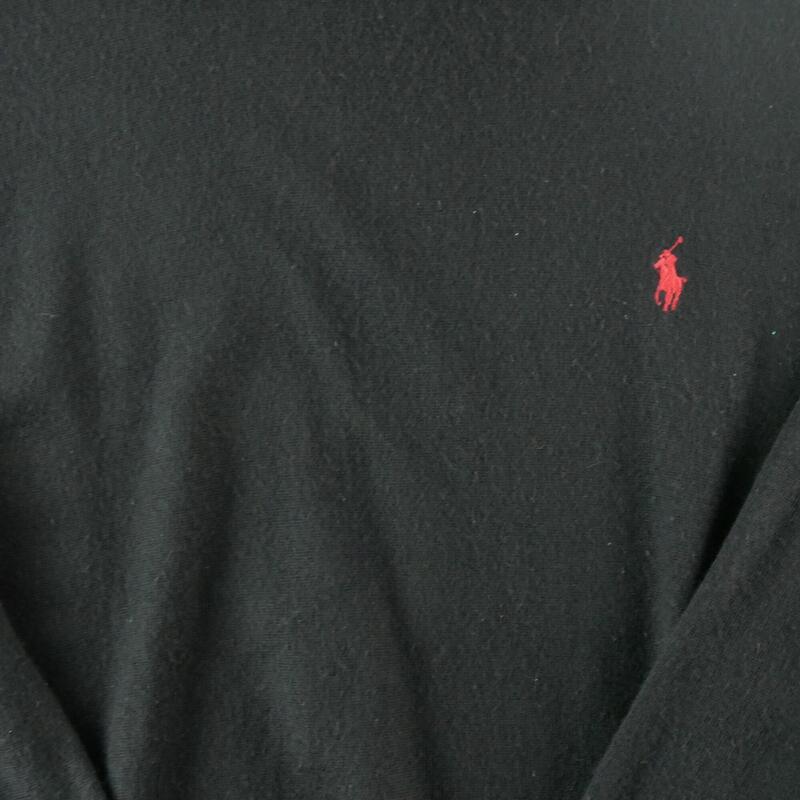 Second life - Pulover bărbați Polo Ralph Lauren cu guler rotund negru - Bun