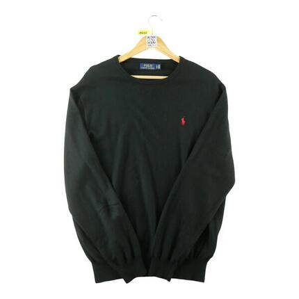 Seconde vie - Pull Homme Crew Neck Noir - Bon état