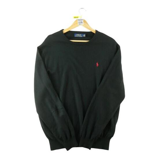 Seconde vie - Pull Homme Crew Neck Noir - Bon état