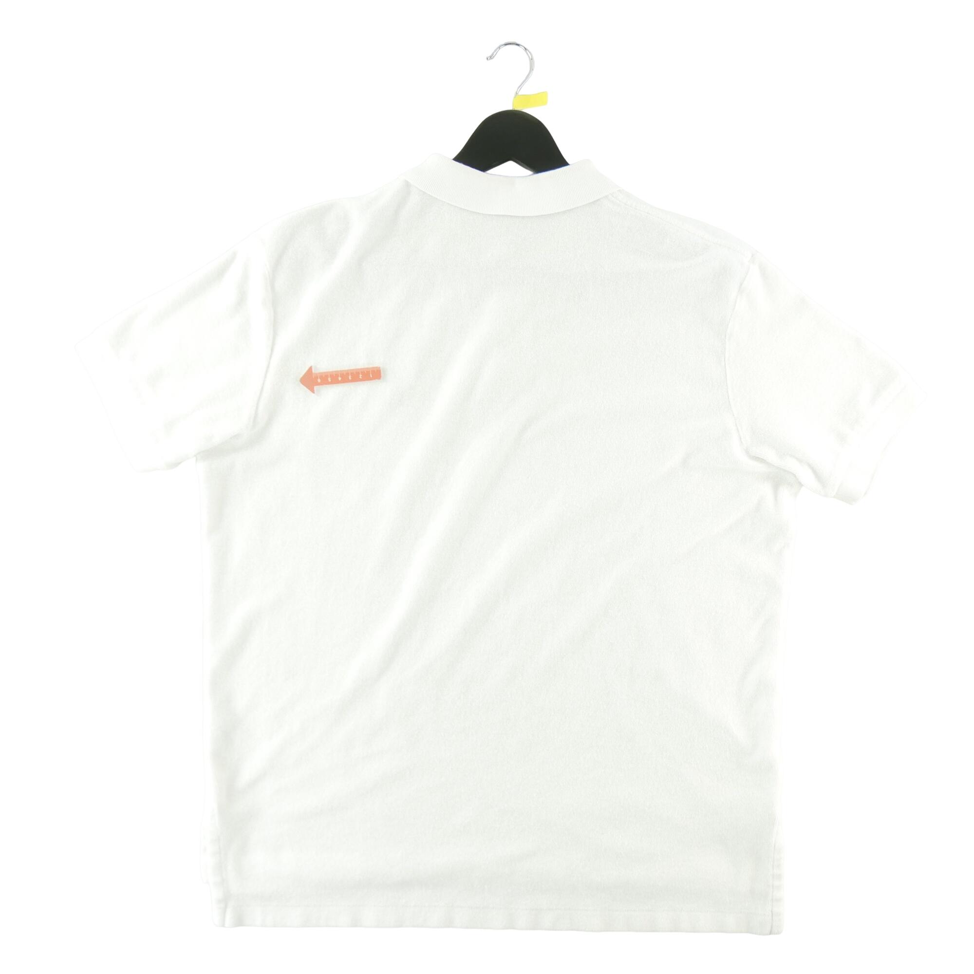 Seconde vie - Polo manches courtes Homme  Blanc - Bon état 4/7