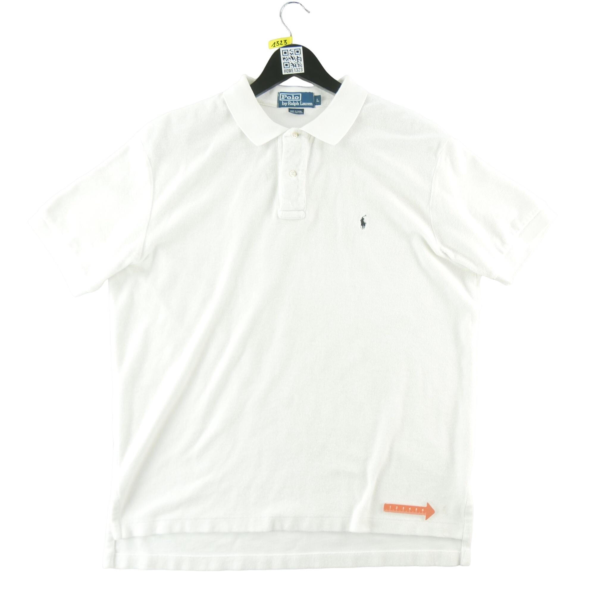 Seconde vie - Polo manches courtes Homme  Blanc - Bon état 6/7