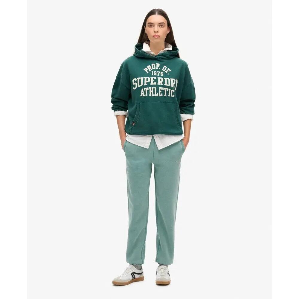 Calças de jogging com punhos femininas Superdry Essential Logo 2/5