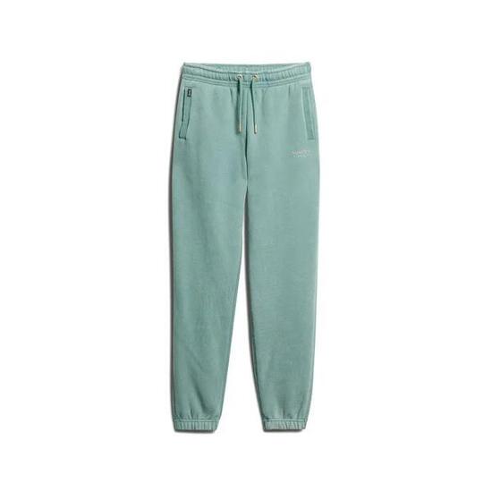 Damskie spodnie dresowe ze ściągaczami przy kostkach Superdry Essential Logo