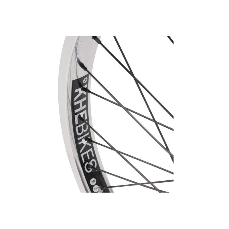Roată spate BMX KHE PRISM 20 inch argintie