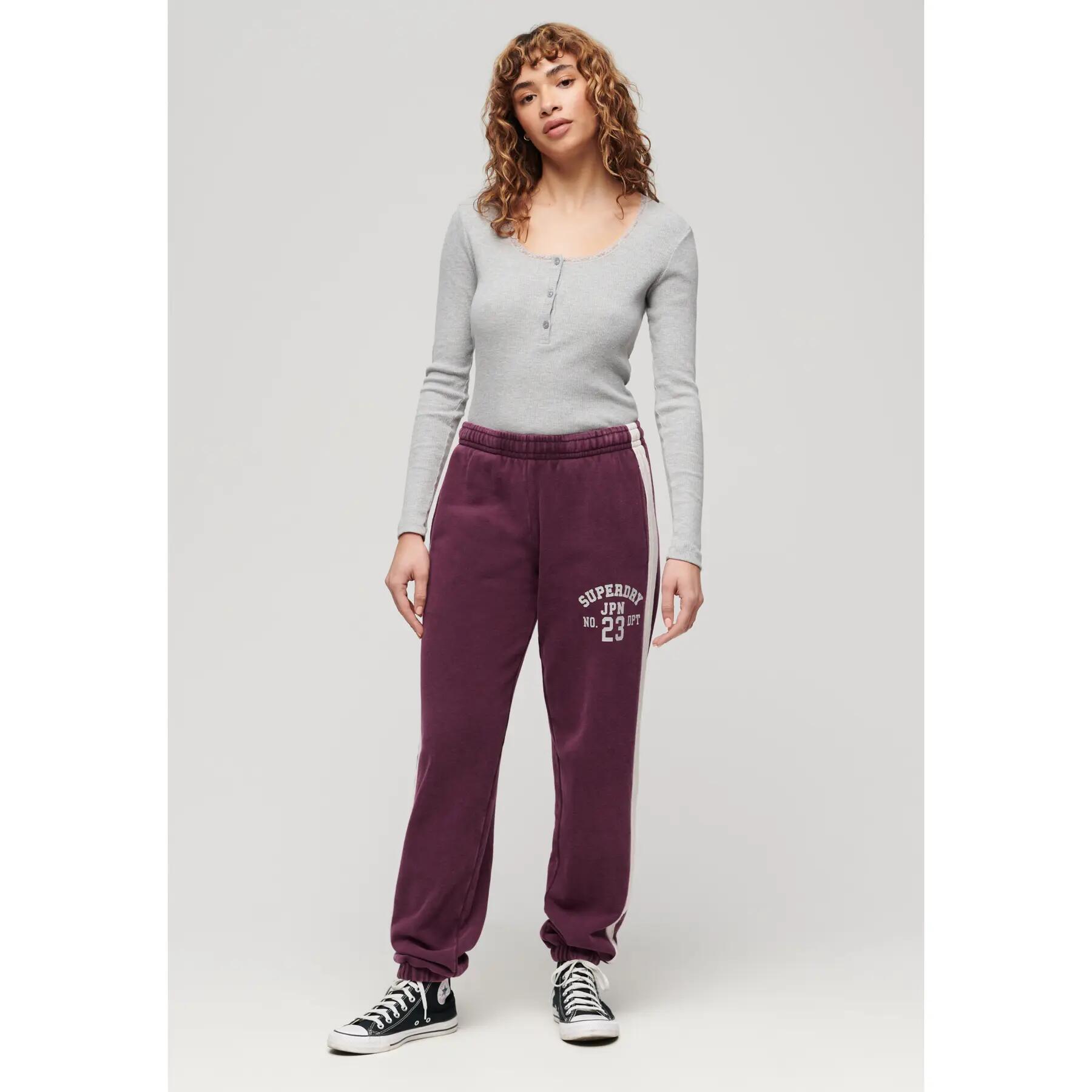 Frauen Jogginghose mit seitlichen Streifen Superdry 3/6