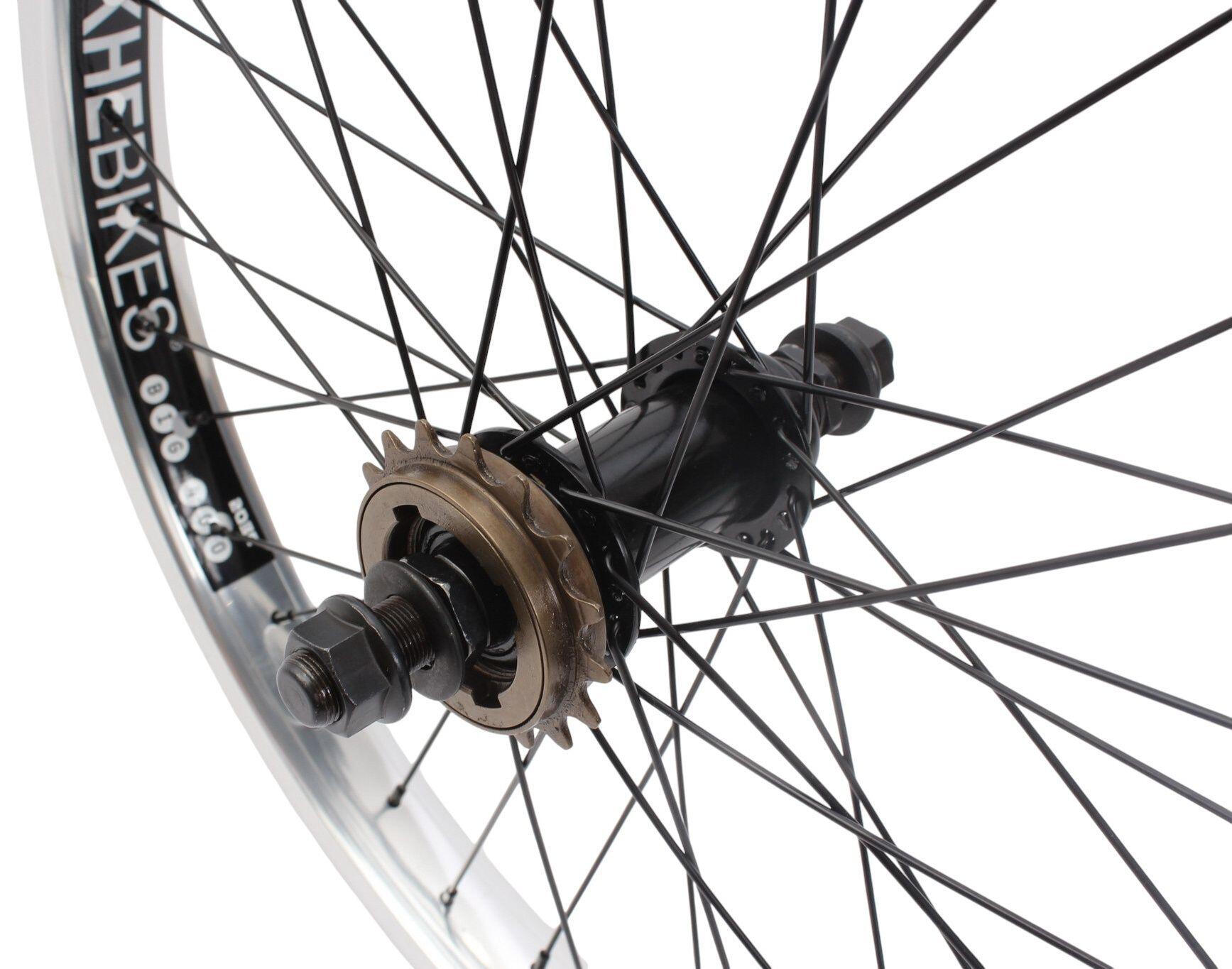 Roue arrière BMX KHE PRISM 20 pouces argent 2/6