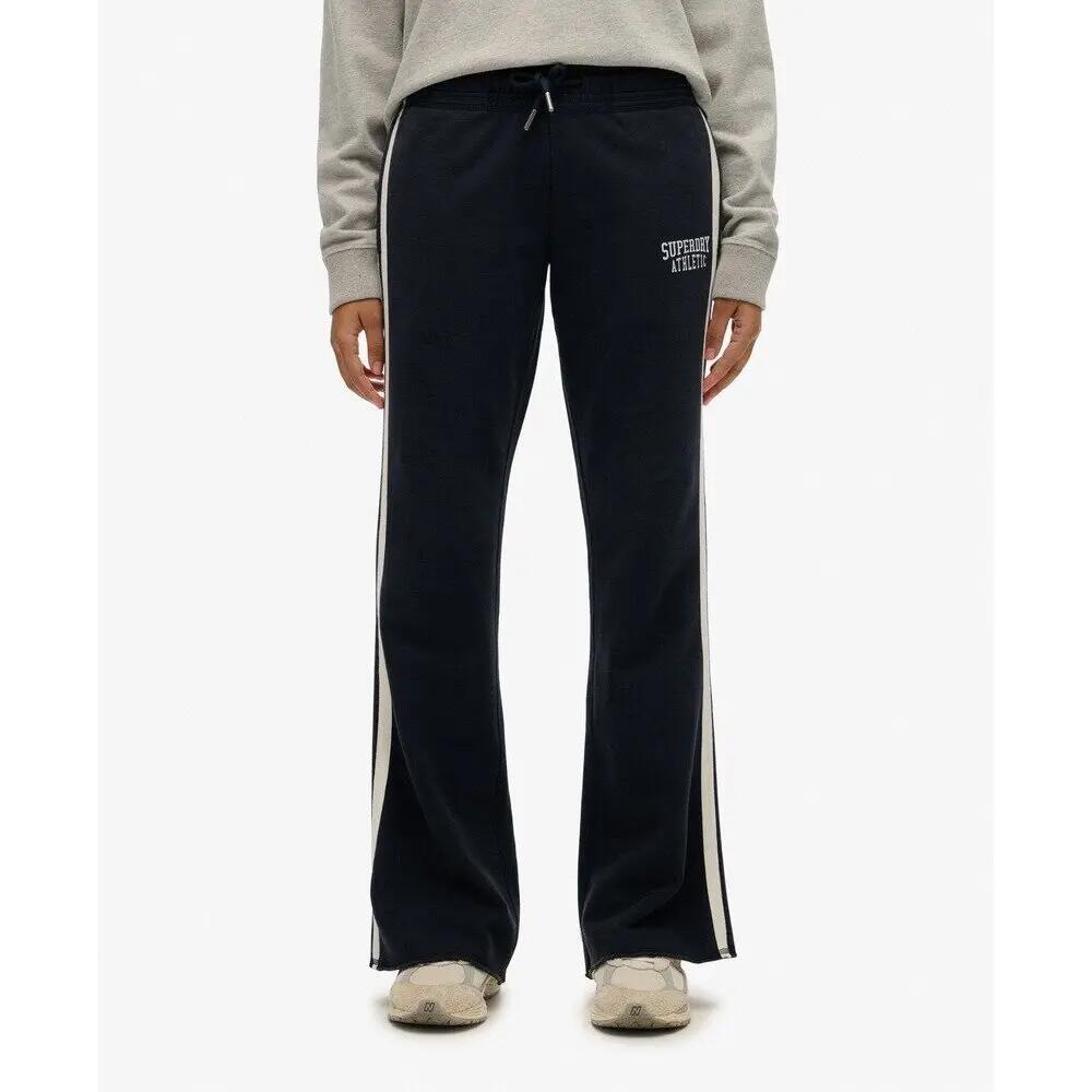 Calças de fato de treino flare riscas mulher Superdry Athletic 2/7