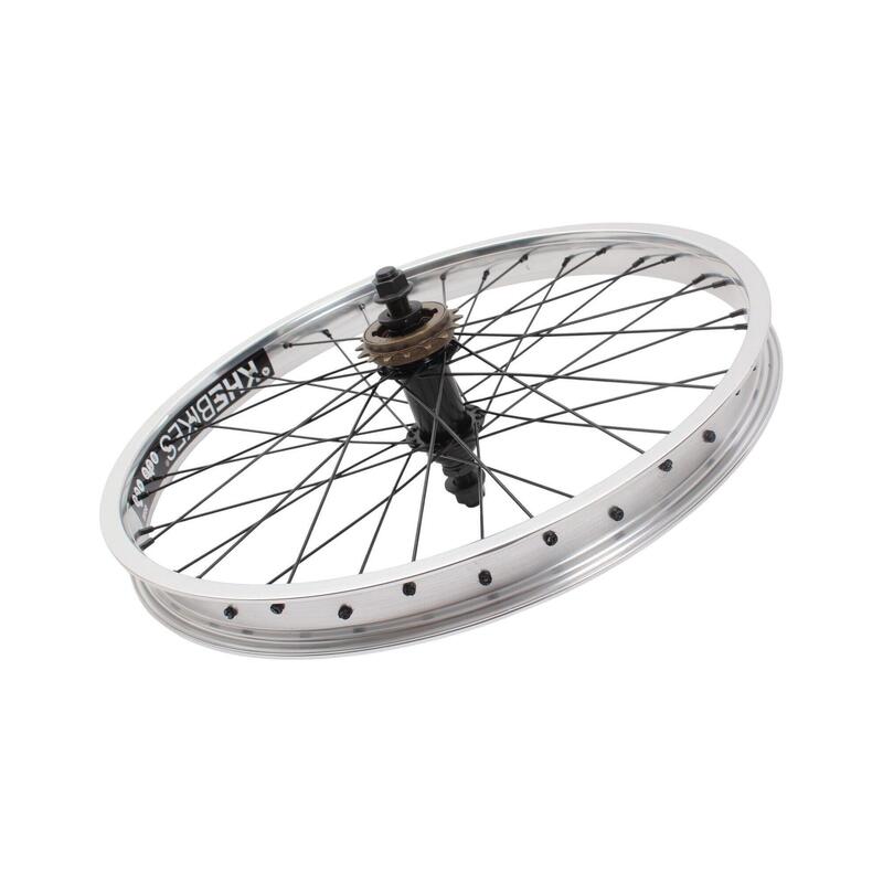 Roată spate BMX KHE PRISM 20 inch argintie