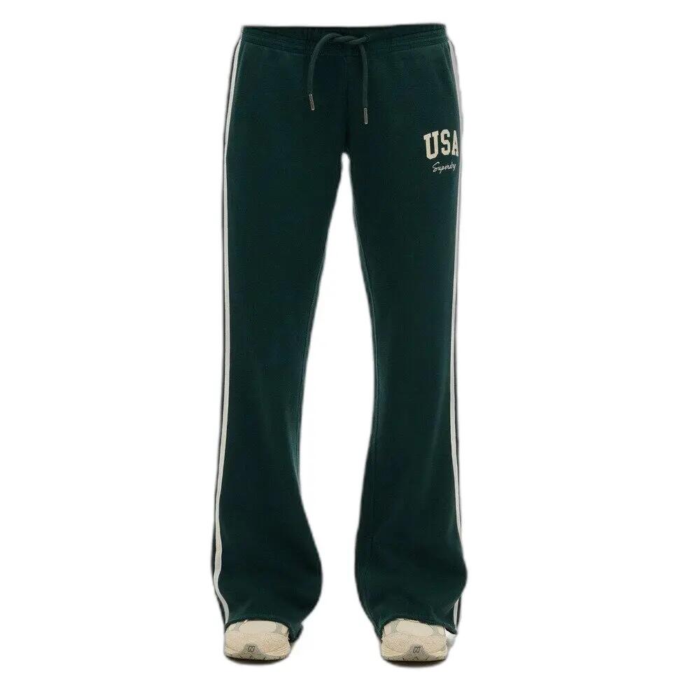 Calças de jogging para mulher Superdry Ath Ess Stripe Flare 2/7