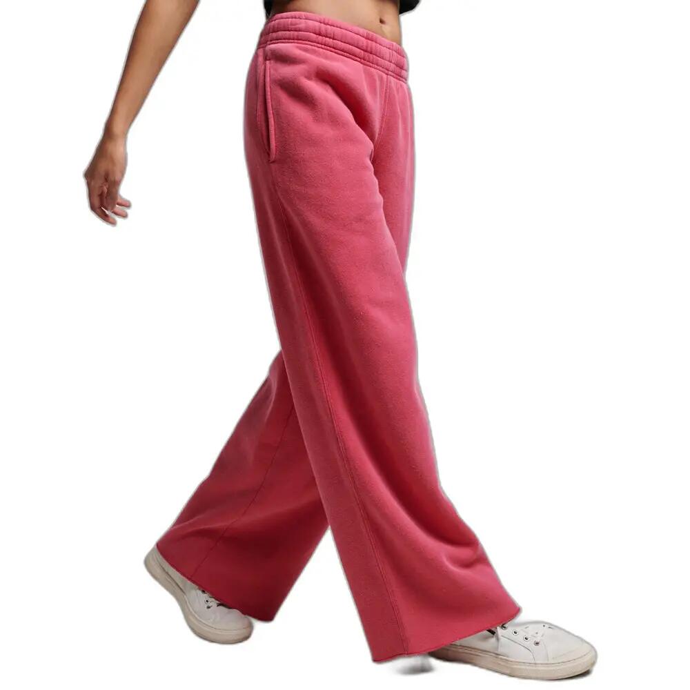 Pantaloni da jogging dritti sbiaditi donna Superdry 3/5