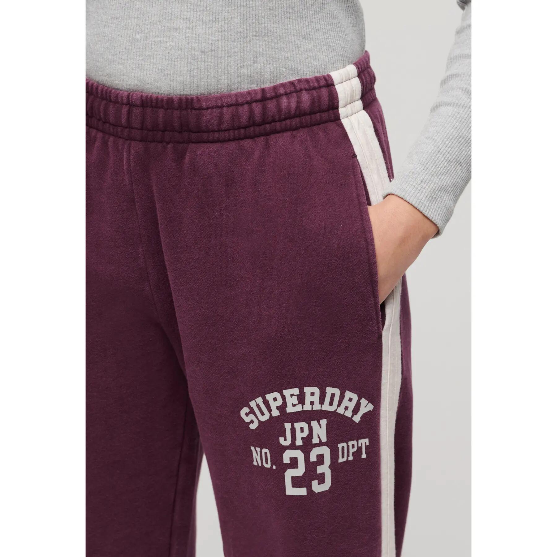 Frauen Jogginghose mit seitlichen Streifen Superdry 5/6