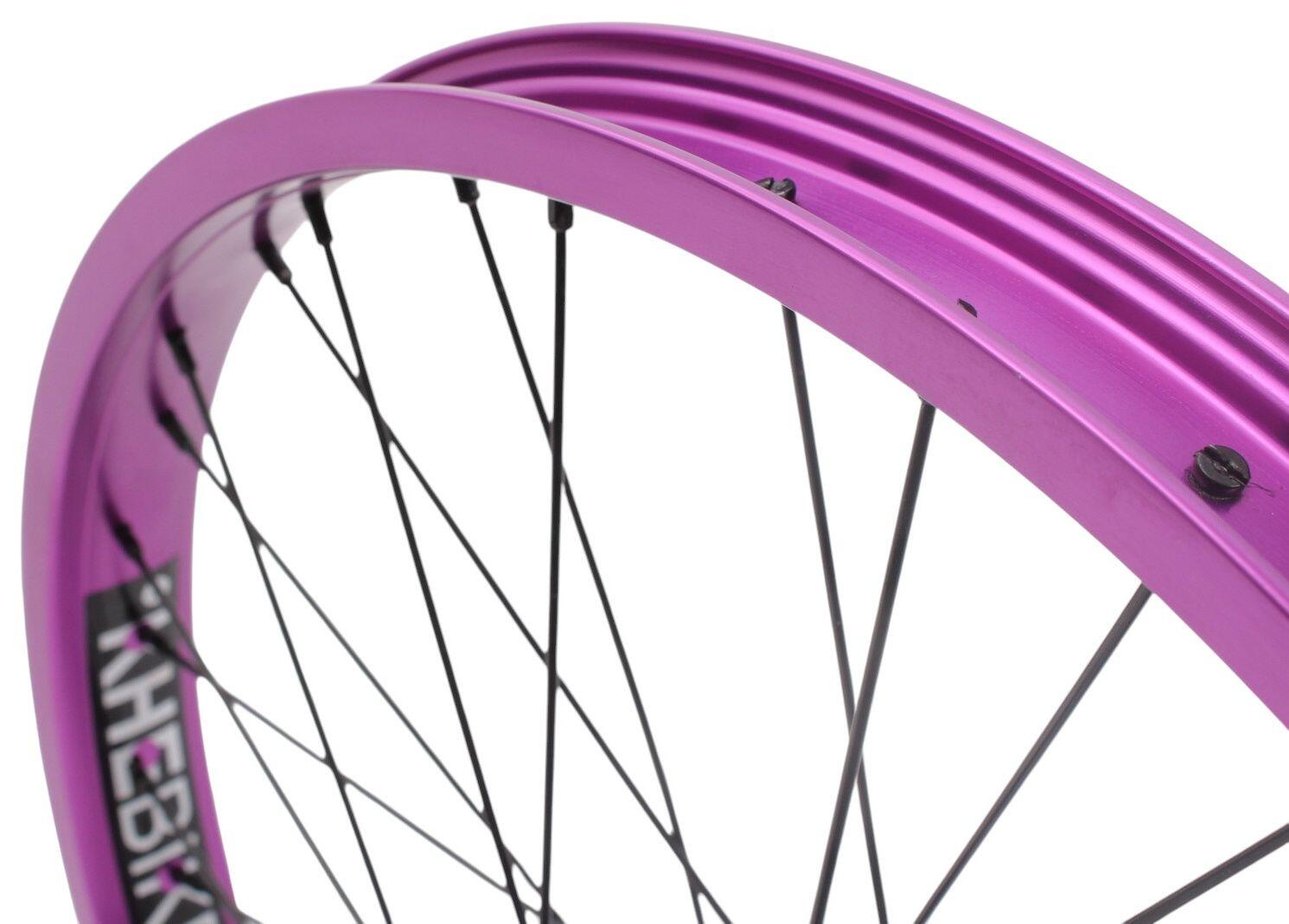 Roue arrière BMX KHE PRISM 20 pouces violette 3/7