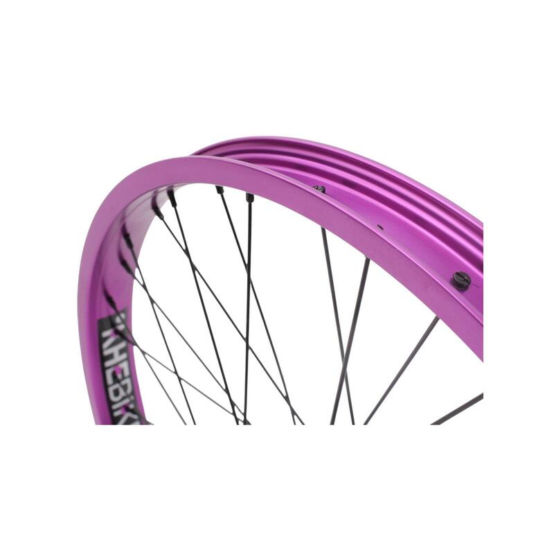 Roată spate BMX KHE PRISM 20 inch mov