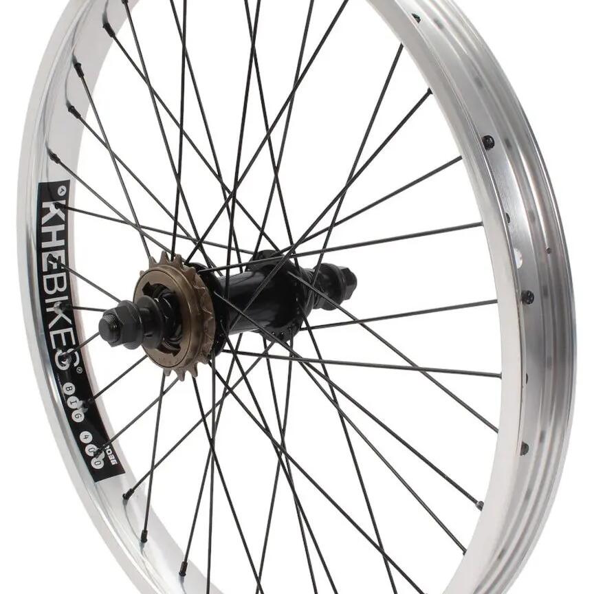 BMX rear wheel KHE PRISM 20 inch silver