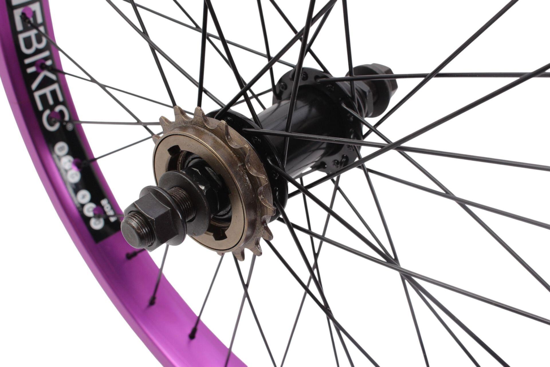 Roue arrière BMX KHE PRISM 20 pouces violette 2/7