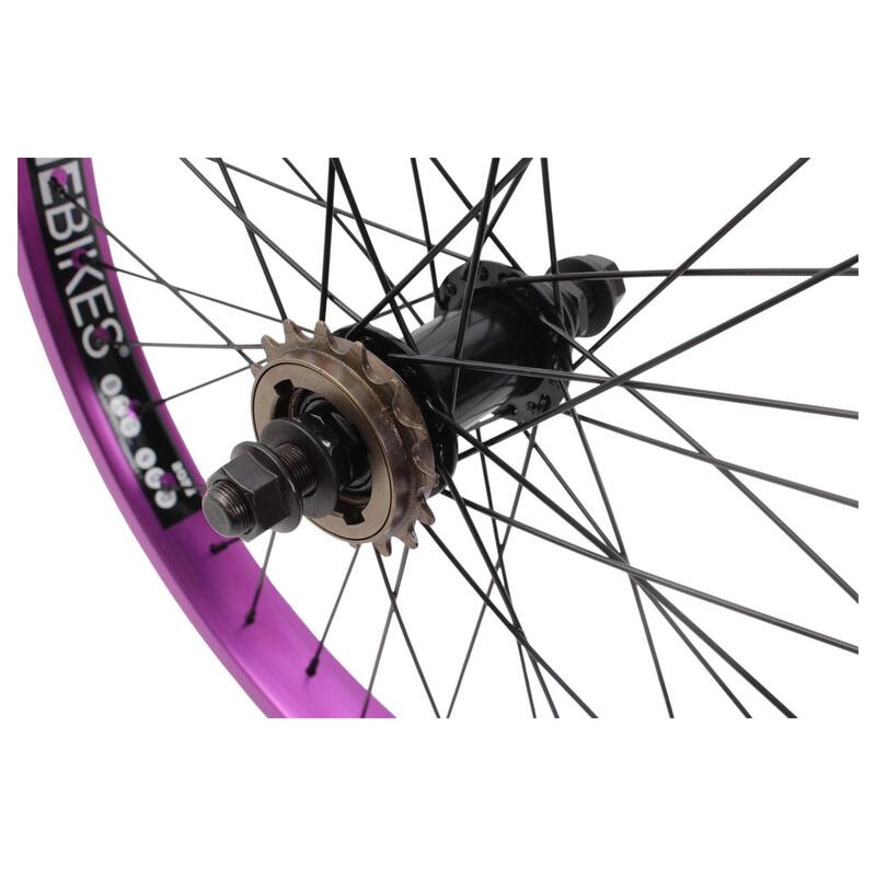 Roată spate BMX KHE PRISM 20 inch mov