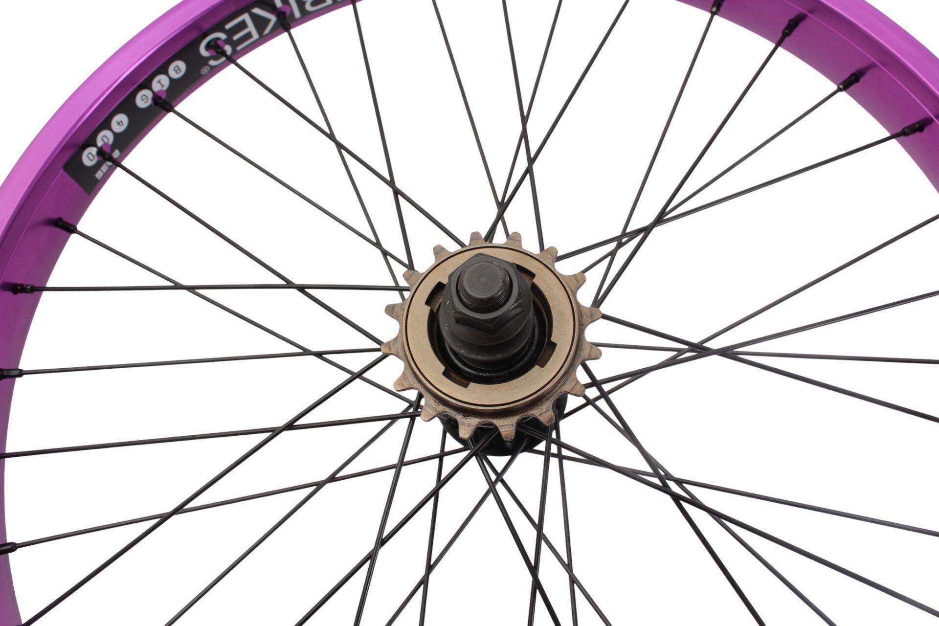 Roue arrière BMX KHE PRISM 20 pouces violette 5/7