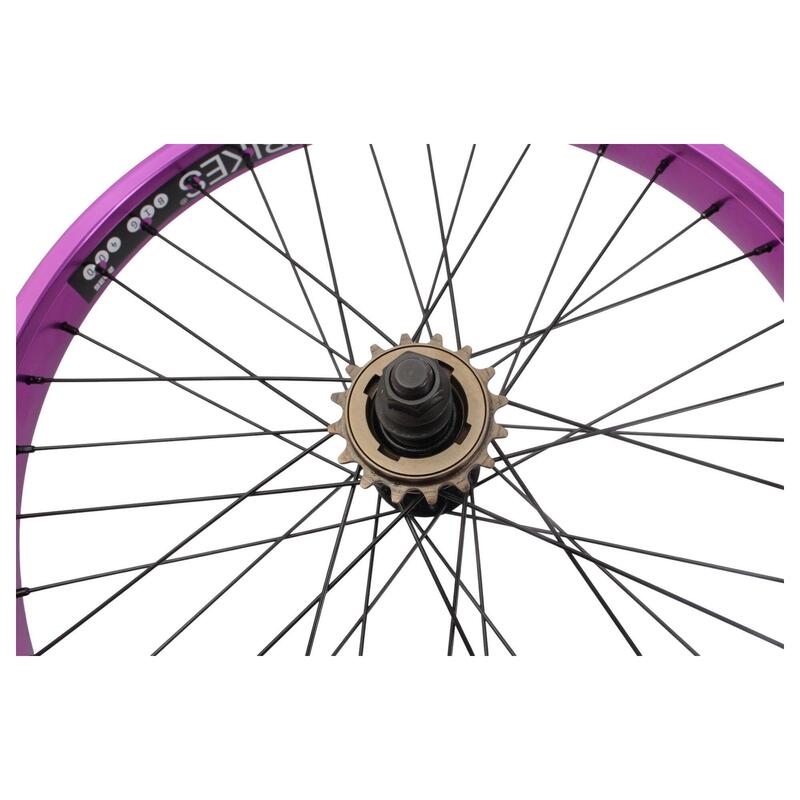 Roată spate BMX KHE PRISM 20 inch mov