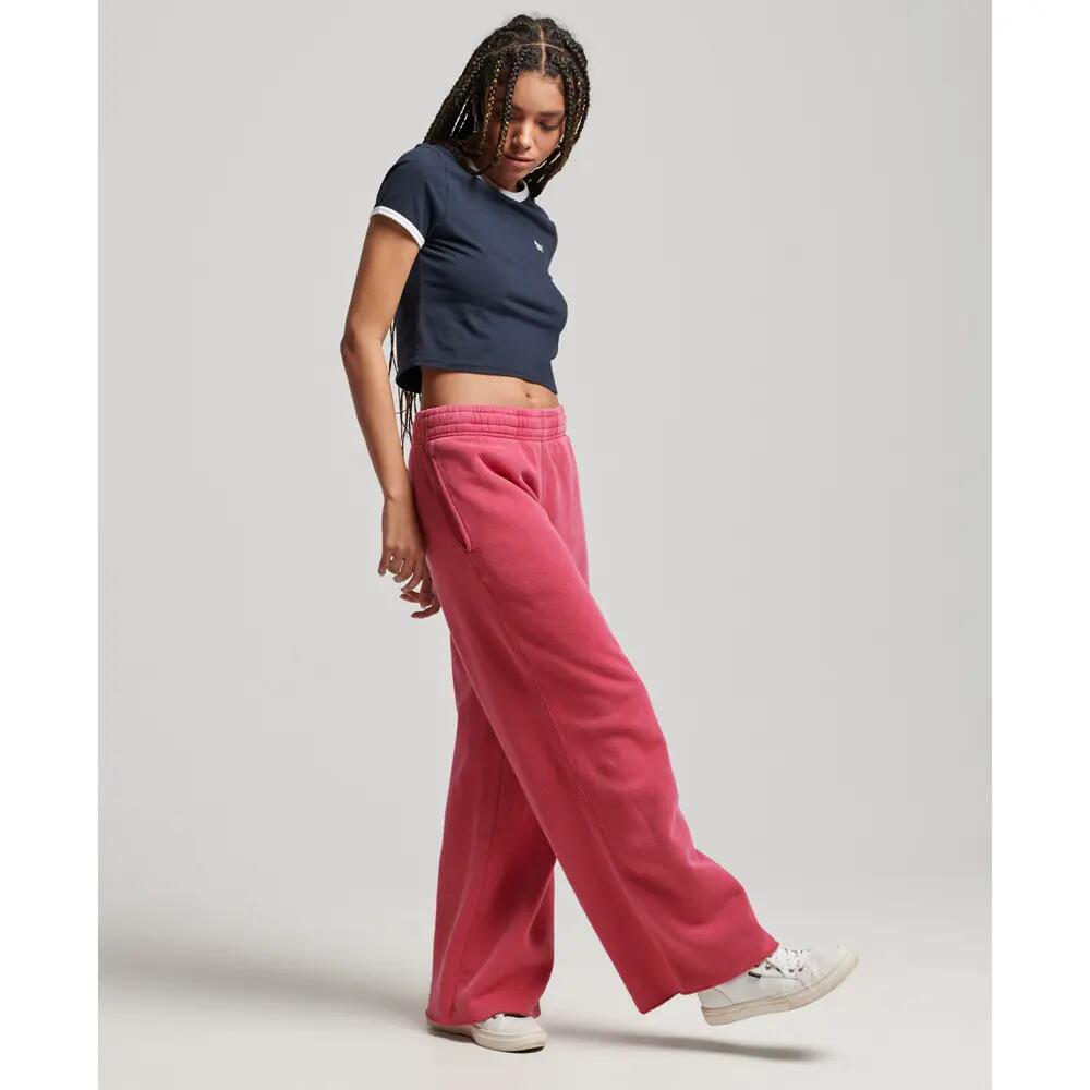 Pantaloni da jogging dritti sbiaditi donna Superdry 4/5