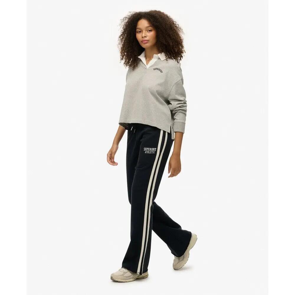 Calças de fato de treino flare riscas mulher Superdry Athletic 6/7
